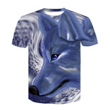 Wolf T Shirt Men 2018 T-Shirts Short Sleeve Round Neck